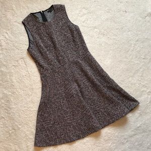 Theory Tillora Fit & Flare Dress in Tweed